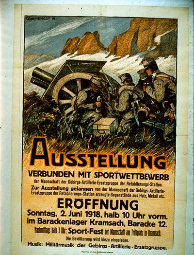 Kilpailuurheilun näyttely, 1918 tekijältä German School