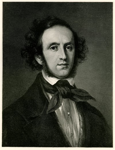 Felix Mendelssohn-Bartholdy, 1884-90 (valokuva) tekijältä German School