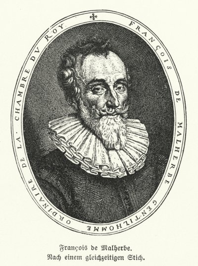 Francois de Malherbe, ranskalainen runoilija ja kääntäjä (litho) tekijältä German School