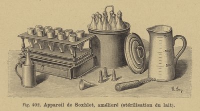 Franz von Soxhlets paransi maidon sterilointilaitetta tekijältä German School