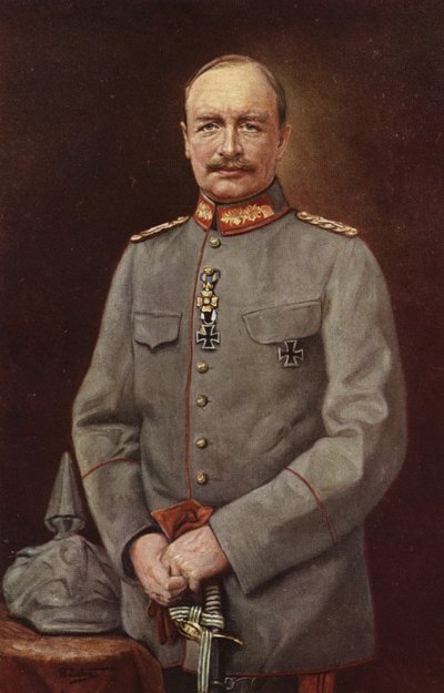 Frederick Augustus III, viimeinen Saksin kuningas (värilitografia). tekijältä German School