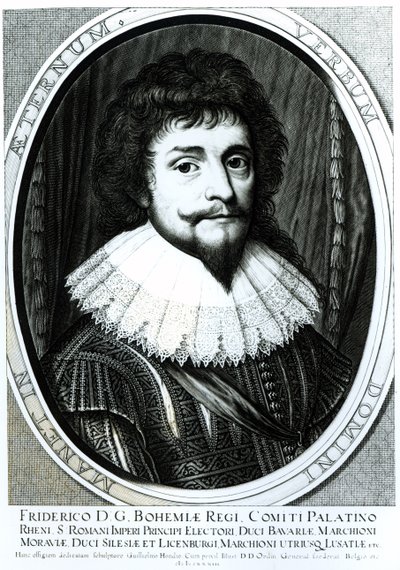 Friedrich V (1596-1632), Böömin kuningas, Reininmaan vaalipalatsivaltias, kaivertaja Willem Hondius (n.1597-c.1660), 1633. tekijältä German School