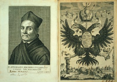 Magnesin etukappale tai Athanasius Kircherin kolmikantateoksen magneettinen taide, 1643 tekijältä German School
