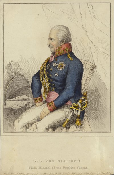 G L von Blucher, Preussin joukkojen marsalkka (1742-1819) tekijältä German School