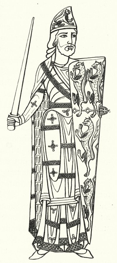 Geoffrey Plantagenet, Anjoun kreivi (kaiverrus) tekijältä German School