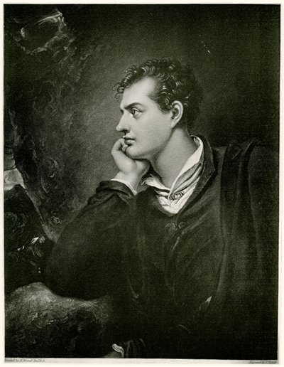 George Noel Gordon Lord Byron, 1884-90 (valokuva) tekijältä German School