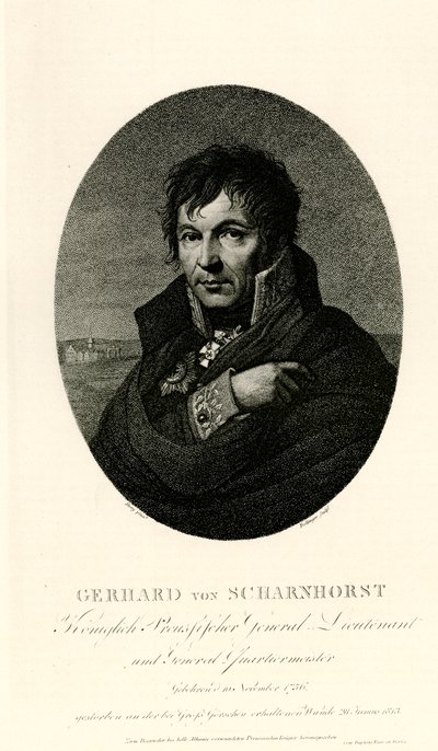 Gerhard Johann David von Scharnhorst, 1884-90 tekijältä German School