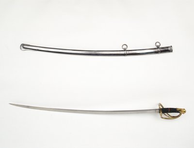 Saksan ratsuväen miekka ja huotra, Orange Free State Artillery, Etelä-Afrikka tekijältä German School