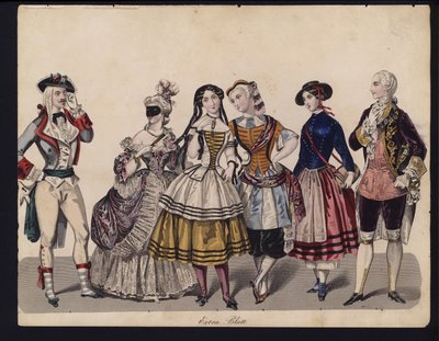 Saksalainen muotilevy, 1800-luvun puoliväli tekijältä German School