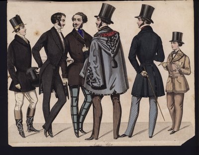 Saksalainen muotilevy, 1800-luvun puoliväli tekijältä German School