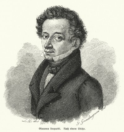 Giacomo Leopardi, italialainen filosofi, runoilija ja filologi tekijältä German School