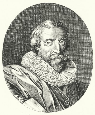 Giambattista Marino, italialainen runoilija (kaiverrus) tekijältä German School