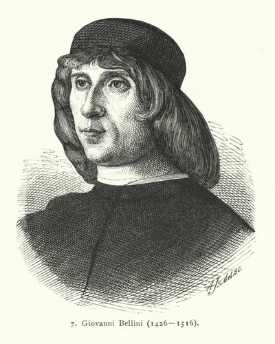 Giovanni Bellini, italialainen renessanssimaalari (kaiverrus) tekijältä German School