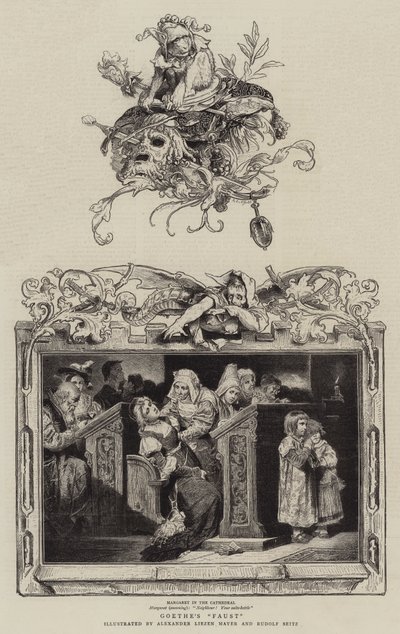 Goethen "Faust" (kaiverrus) tekijältä German School