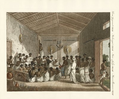 Ras of Tiger Abessiniassa suuri symposiumi (värillinen kaiverrus) tekijältä German School