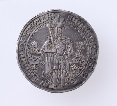 Sigismundin kilta (1439-96) Tirolin kreivi, Hall Mint, 1486 (kääntöpuoli) (hopea) (kääntöpuoli katso 168059) tekijältä German School