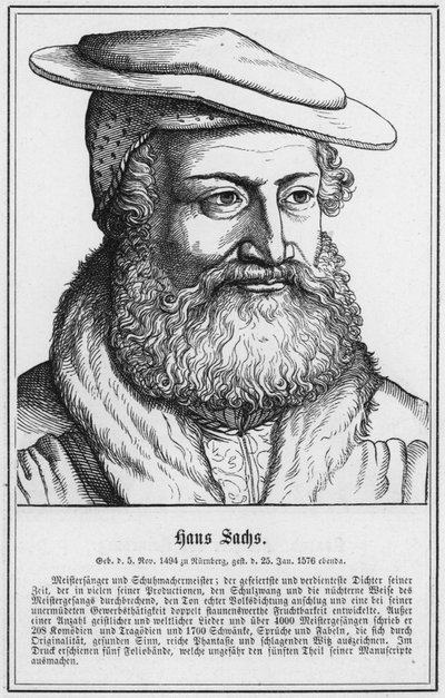 Hans Sachs (kaiverrus) tekijältä German School