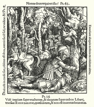 Württembergin herttua Ulrich tappoi Hans von Huttenin vuonna 1515 tekijältä German School