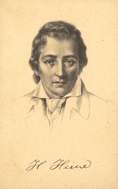 Heinrich Heine (litografia) tekijältä German School