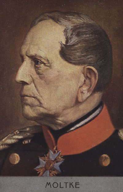 Helmuth von Moltke vanhempi, Saksan sotamarsalkka (väri litho) tekijältä German School
