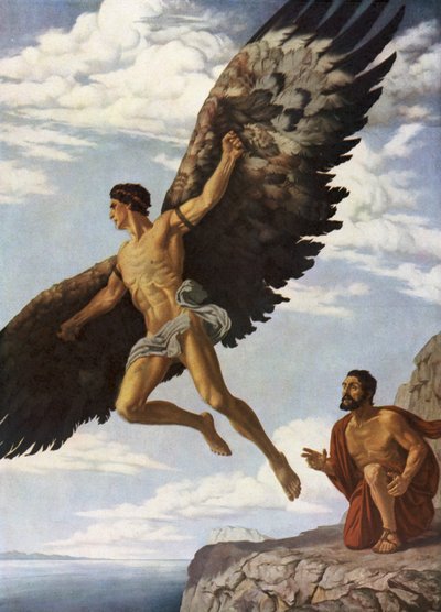 Icarus (väri litho) tekijältä German School