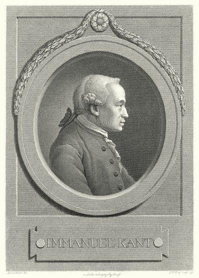 Immanuel Kant, saksalainen filosofi (kaiverrus) tekijältä German School