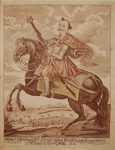 Imre Thokoly (1657-1705), Transilvanian ruhtinas (värikaiverrus) tekijältä German School
