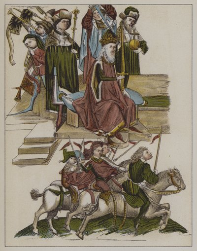 Frederick I Hohenzollernin talosta asetettiin Brandenburgin vaaliruhtinaaksi Konstanzin kirkolliskokouksessa 18. huhtikuuta 1417 tekijältä German School