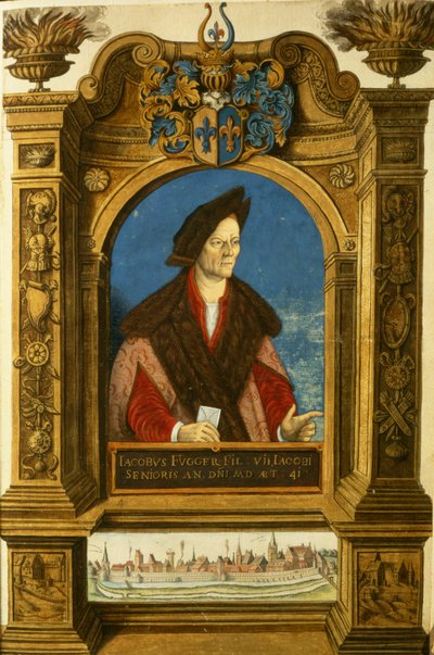 Jakob Fugger, Fugger-perheen salaisesta kunniakirjasta tekijältä German School