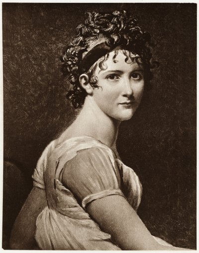 Jeanne Françoise Adelaide Récamier, 1884-90 (valokuva) tekijältä German School