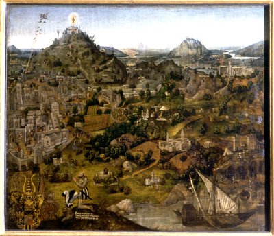 Jerusalem ja pyhät paikat, 1501-55 tekijältä German School