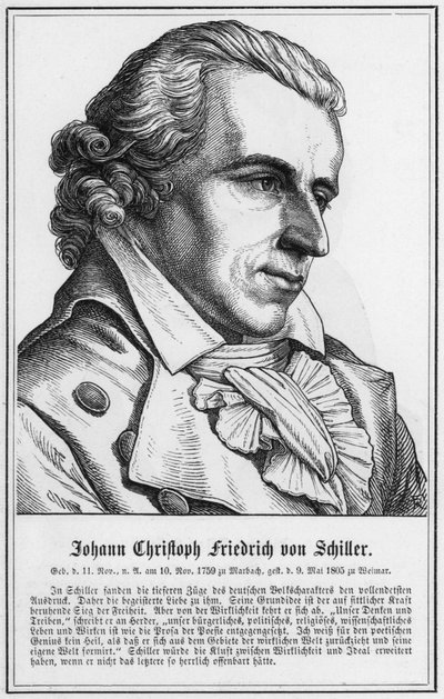 Johann Christoph Friedrich von Schiller (kaiverrus) tekijältä German School