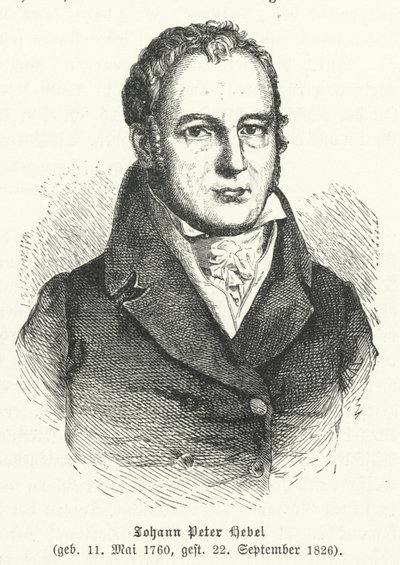 Johann Peter Hebel, saksalainen runoilija tekijältä German School