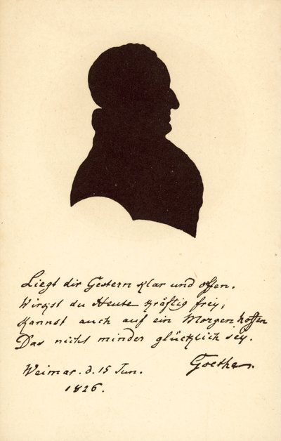 Johann Wolfgang von Goethe (litografia) tekijältä German School