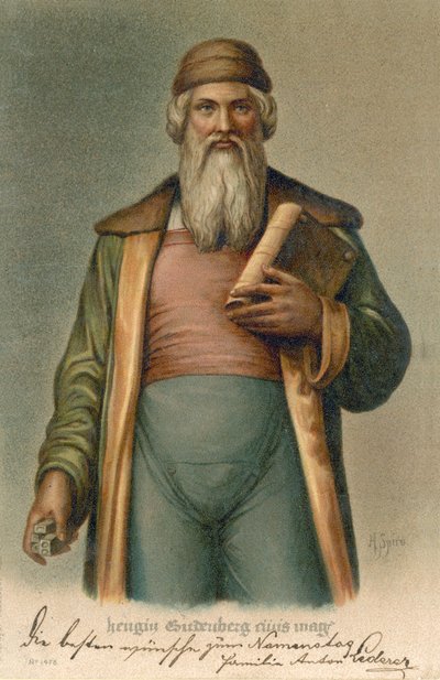 Johannes Gutenberg tekijältä German School