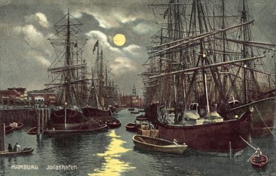 Jonashafen, Hampuri (väri litho) tekijältä German School