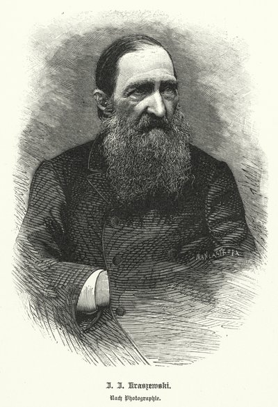 Jozef Ignacy Kraszewski, puolalainen historioitsija ja kirjailija (litho) tekijältä German School