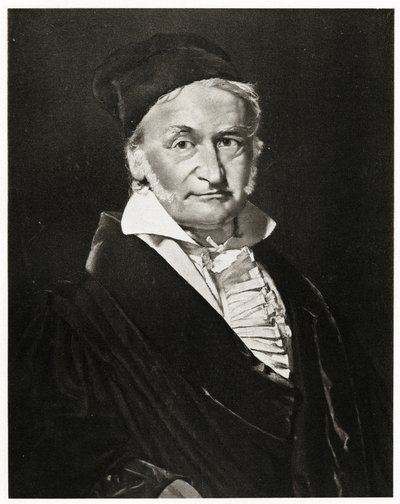 Karl Friedrich Gauss, 1884-90 (valokopio). tekijältä German School