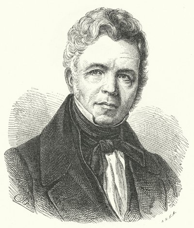 Karl Friedrich Schinkel, preussilainen arkkitehti, kaupunkisuunnittelija, taiteilija ja suunnittelija tekijältä German School