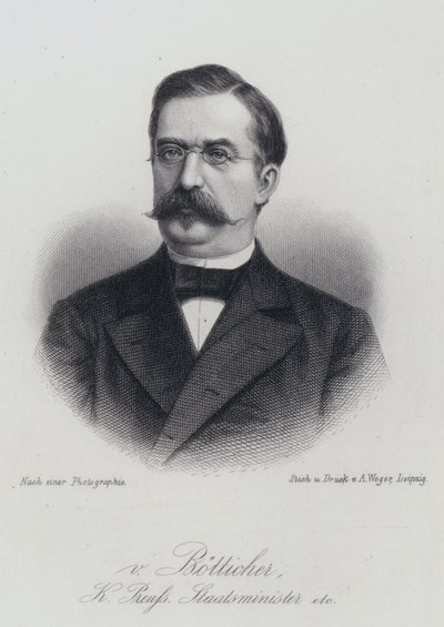Karl Heinrich von Boetticher, saksalainen poliitikko ja varakansleri (kaiverrus) tekijältä German School