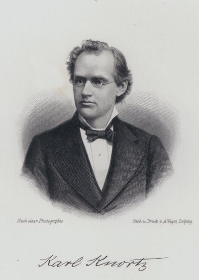 Karl Knortz, saksalais-amerikkalainen kirjailija (kaiverrus) tekijältä German School