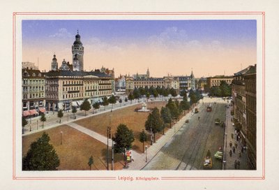 Leipzig, Konigsplatz (värilitro). tekijältä German School