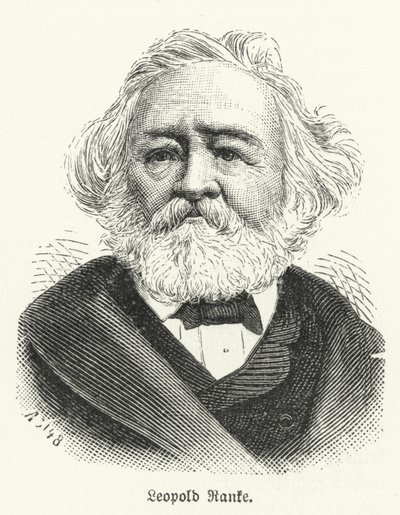 Leopold von Ranke, saksalainen historioitsija (litho) tekijältä German School