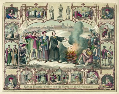 Martti Lutherin elämä ja uskonpuhdistuksen sankarit!, pub. 1874. tekijältä German School