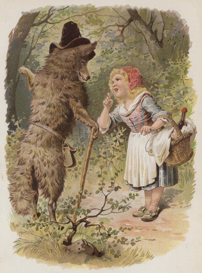 Punahilkka (chromolitho) tekijältä German School