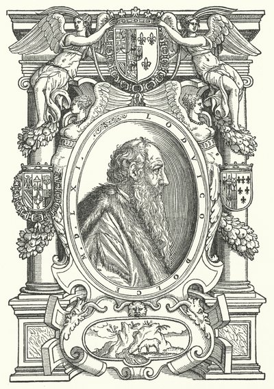 Ludovico Dolce, italialainen kirjailija, maalausteoreetikko ja humanisti (kaiverrus) tekijältä German School