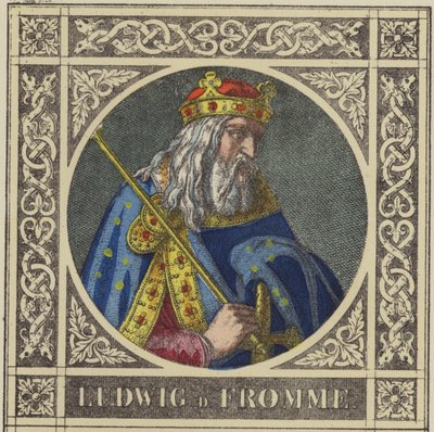 Ludwig D Fromme, 814-840 (värillinen kaiverrus) tekijältä German School