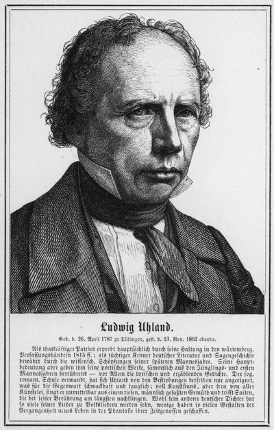 Ludwig Uhland (kaiverrus) tekijältä German School