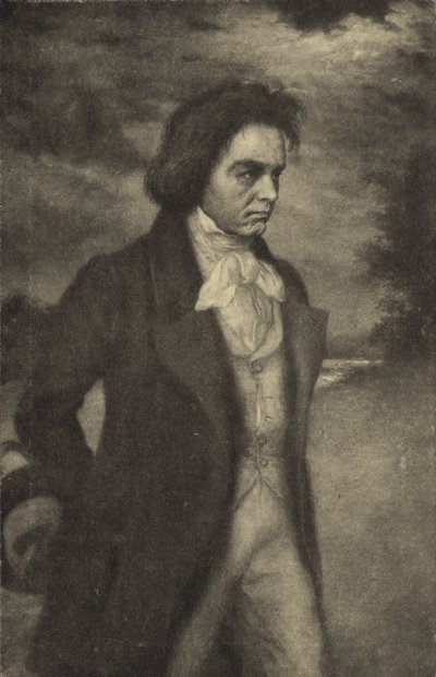 Ludwig van Beethoven, saksalainen säveltäjä ja pianisti (1770-1827) tekijältä German School