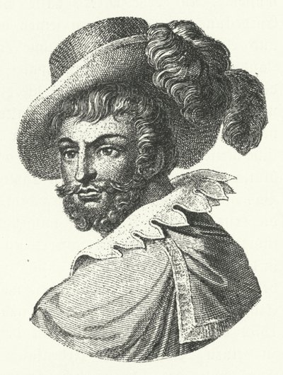 Luis de Camoes, portugalilainen runoilija (kaiverrus) tekijältä German School